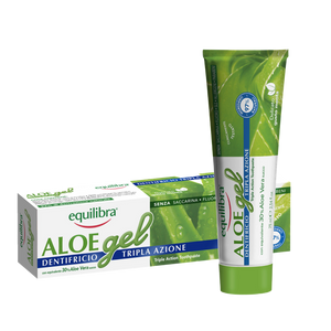 EQUILIBRA ALOE GEL DENTIFRICIO GEL-ZAHNPASTA MIT DREIFACHER WIRKUNG 75ML