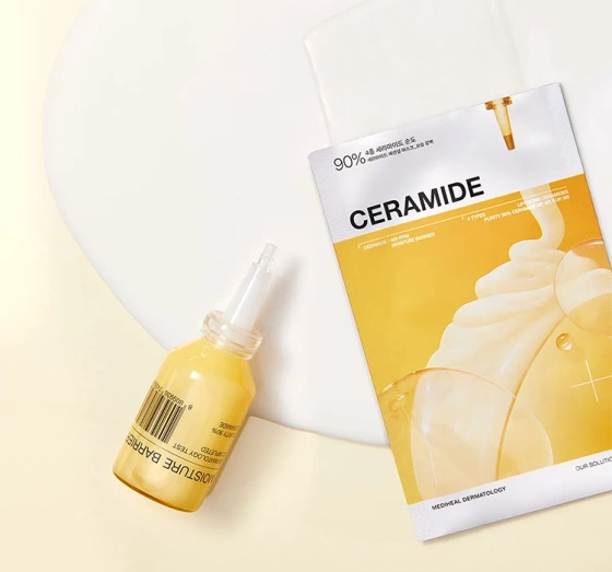 Kliknij na zdjęcie, aby je powiększyć Mediheal Ceramide Essential Mask Moisture Barrier Feuchtigkeitsspendende & nährende Tuchmaske 24 ml