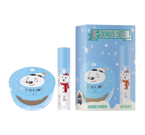Bell XMAS Set 1 Lip Gloss 01 Frosted Fantasy 4,2 g + Bräunungspuder 01 Icy Mocha 9 g