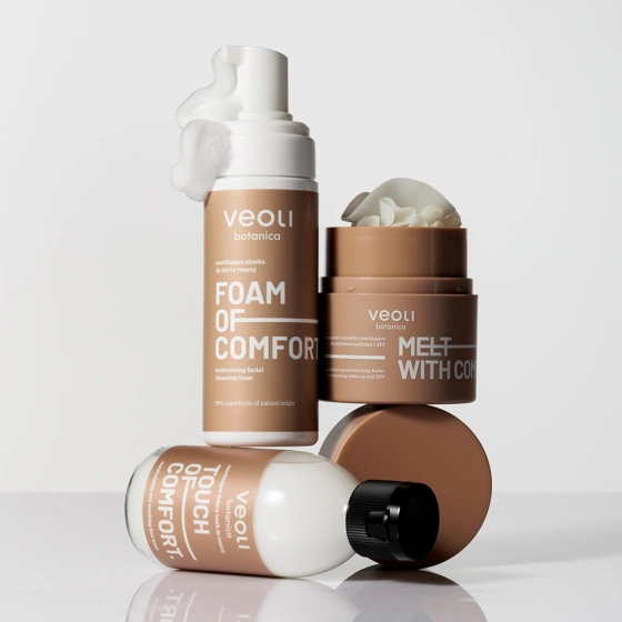 Veoli Botanica Touch Of Comfort Feuchtigkeitsspendend-beruhigendes Gesichtstonikum 150 ml 