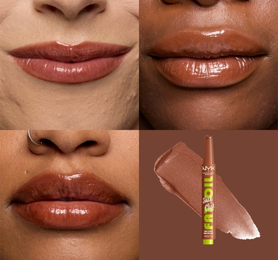 Kliknij na zdjęcie, aby je powiększyć NYX Professional Makeup Fat Oil Slick Click Lippenbalsam 17 Feedworthy 2 g