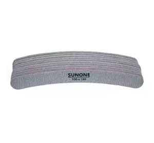 SUNONE BANANENFÖRMIGE NAGELFEILEN 100/180 10 STÜCK