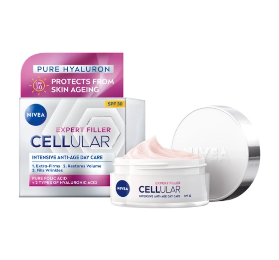 NIVEA CELLULAR EXPERT FILLER GESICHTSCREME ANTI-AGE FÜR TAG SPF30 50ML