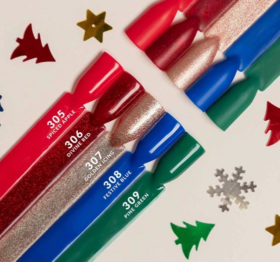 SEMILAC HYBRIDLACK FESTIVE WONDER COLORS 306 DIVINE RED 7ML