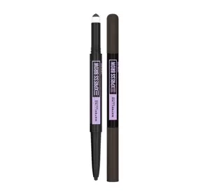 MAYBELLINE EXPRESS BROW SATIN DUO DOPPELSEITIGER AUGENBRAUENSTIFT BLACK BROWN