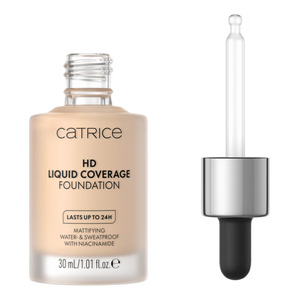CATRICE HD LIQUID COVERAGE FOUNDATION 010 LIGHT BEIGE 30 ML
