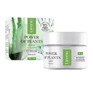 LIRENE POWER OF PLANTS ALOE FEUCHTIGKEITSCREME FÜR TAG UND NACHT 50ML