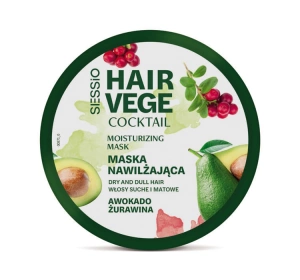 Sessio Hair Vege Cocktail Feuchtigkeitsspendende Haarmaske Avokado Moosbeere 250g