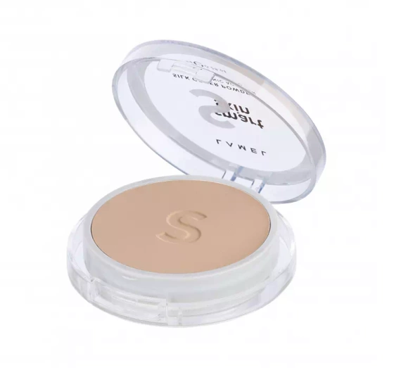 LAMEL SMART SKIN COMPACT POWDER MATTIERENDES GEPRESSTES PUDER 404 SAND 8G