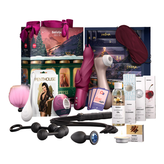 Kliknij na zdjęcie, aby je powiększyć Satisfyer Deluxe Love Express Adventskalender mit Erotik-Gadgets