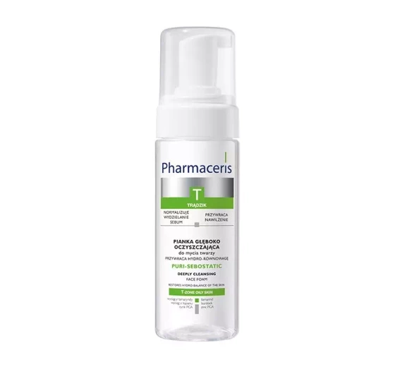 PHARMACERIS T PURI SEBOSTATIC TIEFENREINIGUNGSSCHAUM FÜR DAS GESICHT 150ML