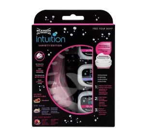 WILKINSON SWORD INTUITION VARIETY EDITION RASIER FÜR FRAUEN + 2 RASIERKLINGEN