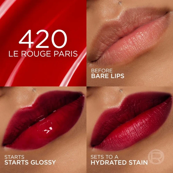 L’Oréal Paris Hyaluron Tint – getöntes Lippenöl-Serum 420 Le Rouge Paris 5 ml