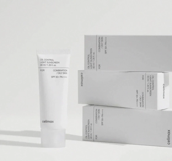 Celimax Oil Control Leichte Sonnenschutzcreme für fettige und Mischhaut SPF50+ PA++++ 40 ml