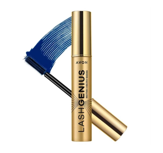 Kliknij na zdjęcie, aby je powiększyć Avon 5in1 Lash Genius Mascara Modern Navy 10 ml
