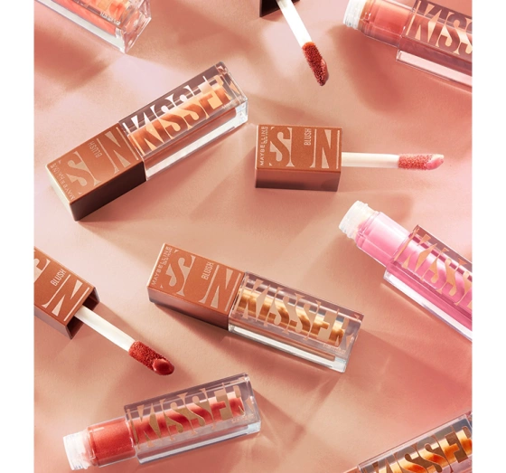 Kliknij na zdjęcie, aby je powiększyć MAYBELLINE SUNKISSER BLUSH FLÜSSIGES WANGENROUGE 05 BLAZING BLUSH 4,7ML