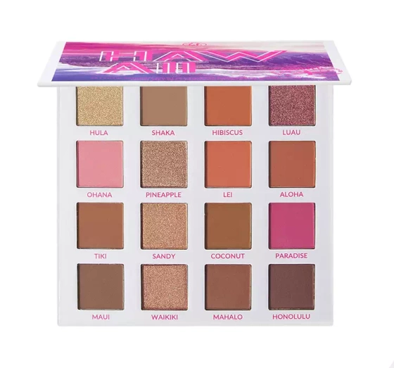 BH COSMETICS TRAVEL LIDSCHATTENPALETTE HANGIN' IN HAWAII 16G
