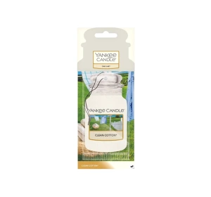 YANKEE CANDLE CAR JAR AUTODUFT CLEAN COTTON