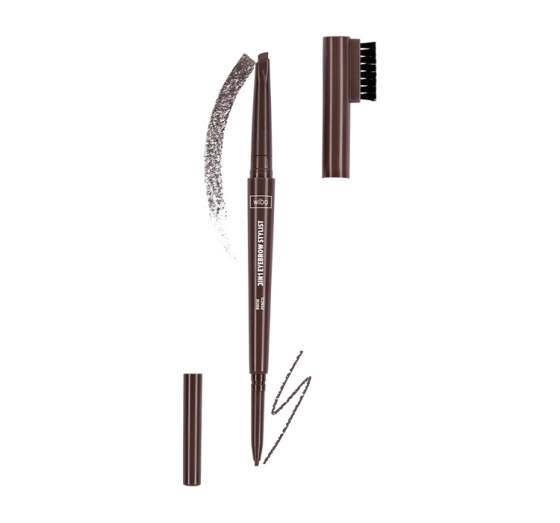 WIBO 3IN1 EYEBROW STYLIST AUGENBRAUENSTIFT 2 DUNKELBRAUN