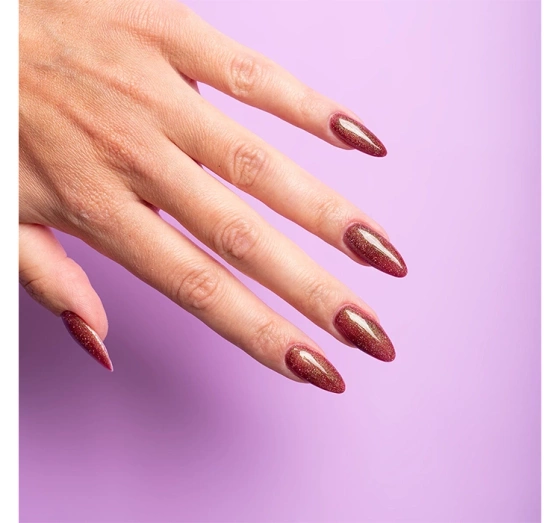 Semilac Galaxy Flash Hybrid-Nagellack 824 Digital Red 7 ml