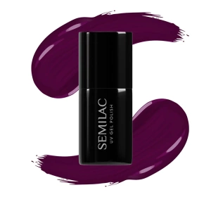 SEMILAC UV HYBRID NAGELLACK BURGUNDY WINE 083