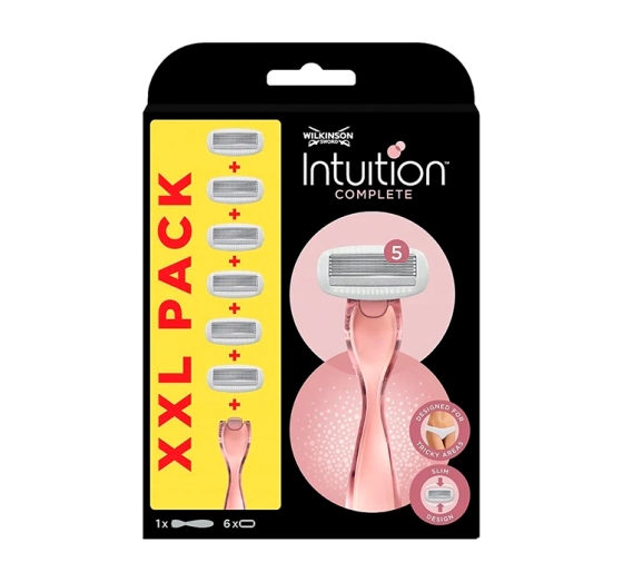 WILKINSON SWORD INTUITION COMPLETE XXL DAMENRASIERER + 5 ERSTAKLINGEN