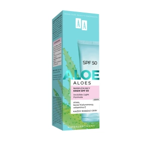 AA ALOE FEUCHTIGKEITSCREME FÜR TAGESPFLEGE SPF50 40ML