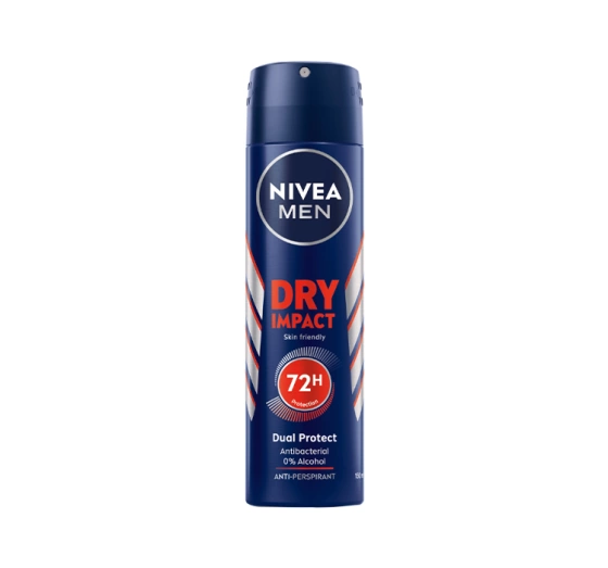 Kliknij na zdjęcie, aby je powiększyć NIVEA MEN DRY IMPACT ANTITRANSPIRANT SPRAY 150ML