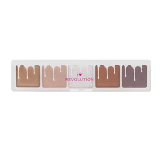 Kliknij na zdjęcie, aby je powiększyć I HEART REVOLUTION MINI CHOCOLATE PALETTE WHITE VANILLA CREAM 1,1G