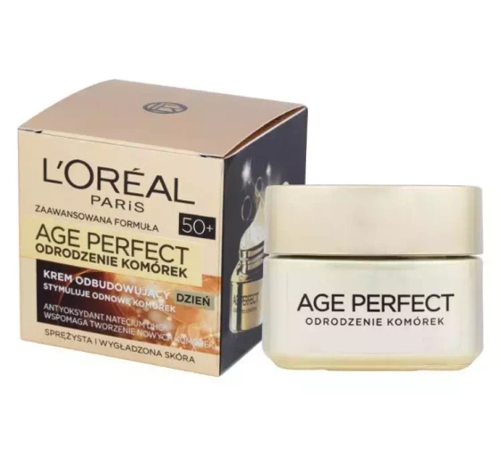 Kliknij na zdjęcie, aby je powiększyć LOREAL AGE PERFECT ABBAUENDE 50+ TAGESCREME 50 ML