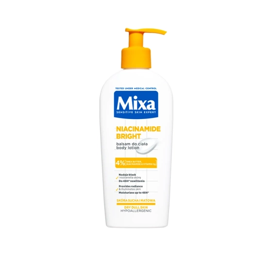Mixa Niacinamide Bright Leuchtend-feuchtigkeitsspendende Körperlotion 250 ml