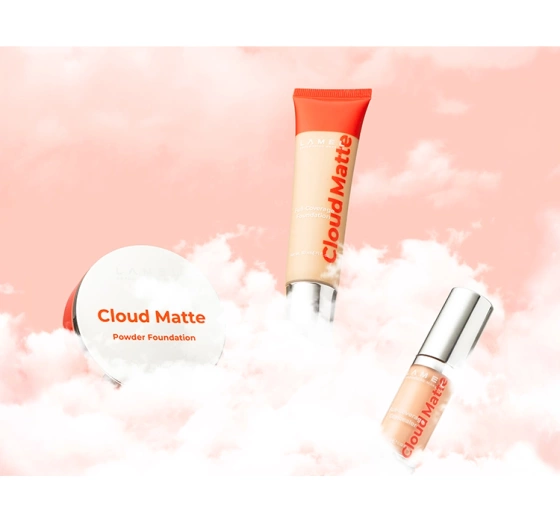 Lamel Cloud Matte Mattierende, deckende Foundation 02N Porcelain 30ml
