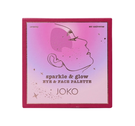 Kliknij na zdjęcie, aby je powiększyć JOKO MY UNIVERSE SPARKLE&GLOW PALETTE FÜR AUGEN UND GESICHT