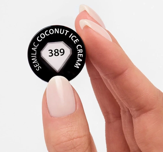 Semilac Soulmate Mix Hybridlack 389 Coconut Ice Cream 7 ml