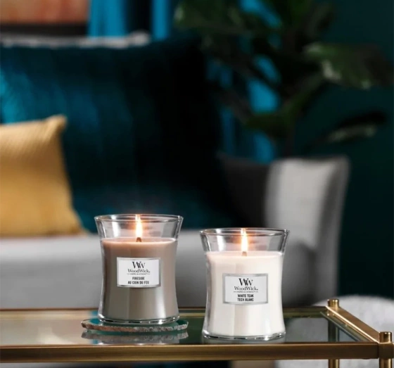 Woodwick Medium Jar Candle Duftkerze Fireside 275 g