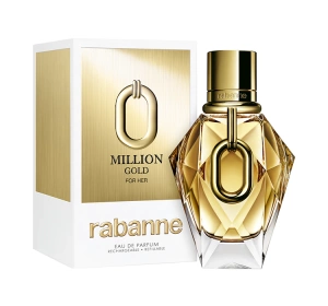 Rabanne Million Gold for Her Eau de Parfum Spray refillable 50 ml