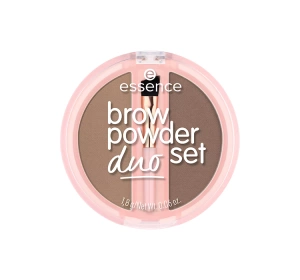 Essence Brow Powder Duo Set Puder-Set zur Augenbrauenstyling 01 Light 1,8 g