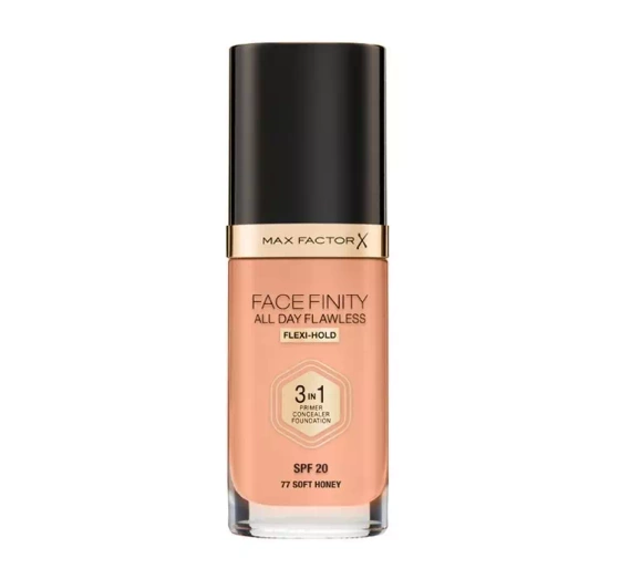 MAX FACTOR FACEFINITY ALL DAY FLAWLESS 3IN1 77 SOFT HONEY 30ML