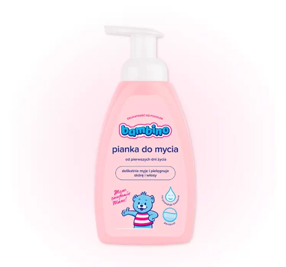 BAMBINO 2IN1 WASCHSCHAUM FÜR BABYS AB DEN ERSTEN LEBENSTAGEN 500ML