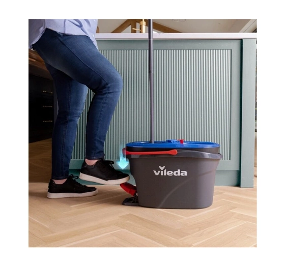 Kliknij na zdjęcie, aby je powiększyć Vileda H2PRO Rotationsmopp mit Eimer