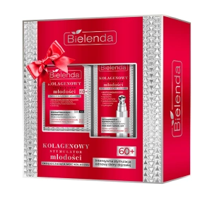 Bielenda Kolagenowy Stymulator Młodości Geschenkset Anti-Falten-Creme 60+ 50 ml + Anti-Falten-Creme für Augen- und Lippenpartie 15 ml