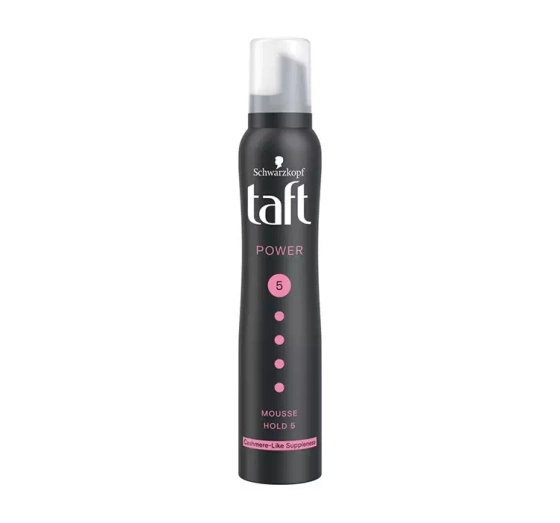 Kliknij na zdjęcie, aby je powiększyć TAFT POWER CASHMERE HAARSCHAUM FÜR TROCKENES UND STRAPAZIERTES HAAR 200ML
