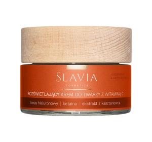 SLAVIA COSMETICS GESICHTSCREME FÜR TAG UND NACHT MIT AKTIVEM VITAMIN C 3% 50ML