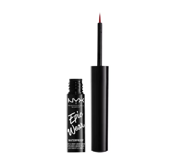 NYX PROFESSIONAL MAKEUP EPIC WEAR EYE & BODY WASSERFEST EYELINER  RED 3,5ML