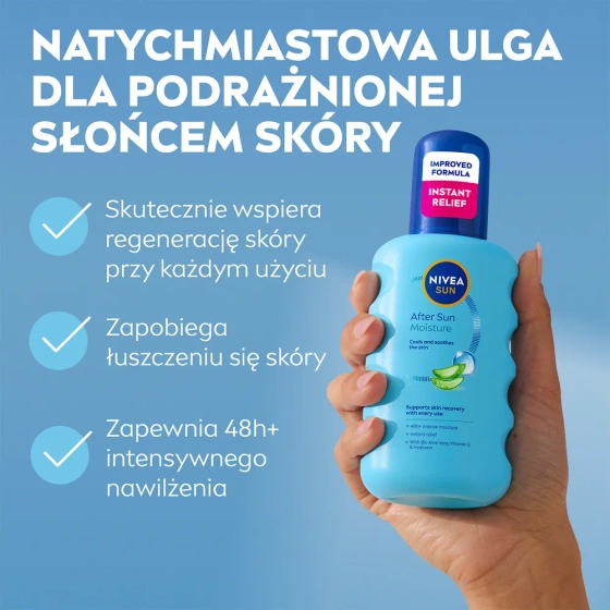 NIVEA SUN After Sun Moisture Feuchtigkeitsspendendes After-Sun-Spray 200 ml