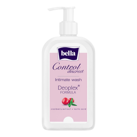 Kliknij na zdjęcie, aby je powiększyć Bella Control Discreet Deoplex Formula Intimwaschlotion mit Cranberry-Extrakt 250 ml