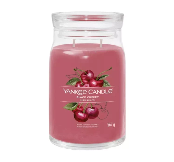 YANKEE CANDLE SIGNATURE DUFTKERZE BLACK CHERRY 567G