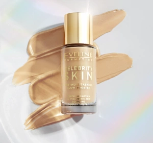 Eveline Cosmetics Celebrity Skin 4in1 Multitasking Glow Booster Multifunktionale Gesichtsbasis 02N Universal Tan 30 ml