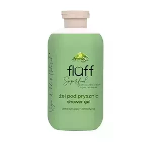 FLUFF SUPERFOOD DETOX DUSCHGEL GURKE + GRÜNTEE 500ML