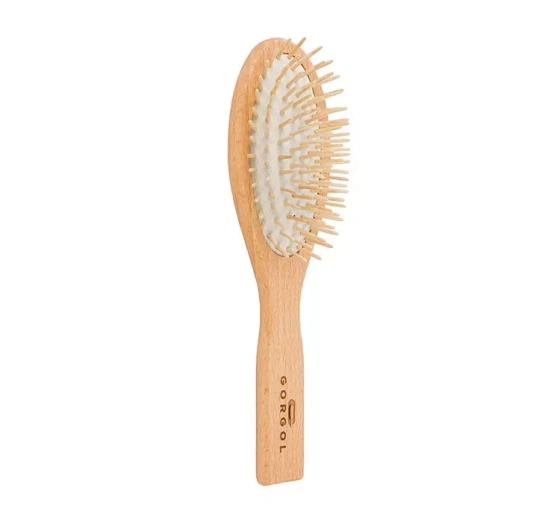 Kliknij na zdjęcie, aby je powiększyć GORGOL PNEUMATISCHE HAARBÜRSTE MIT HOLZNADELN G1502120